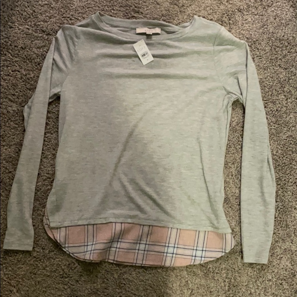Loft layered shirt